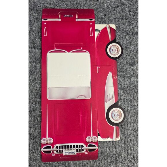 Namkung Corvette Red Cardboard Promotional Item Biodegradable Admark 1987 Vtg - Picture 1 of 4